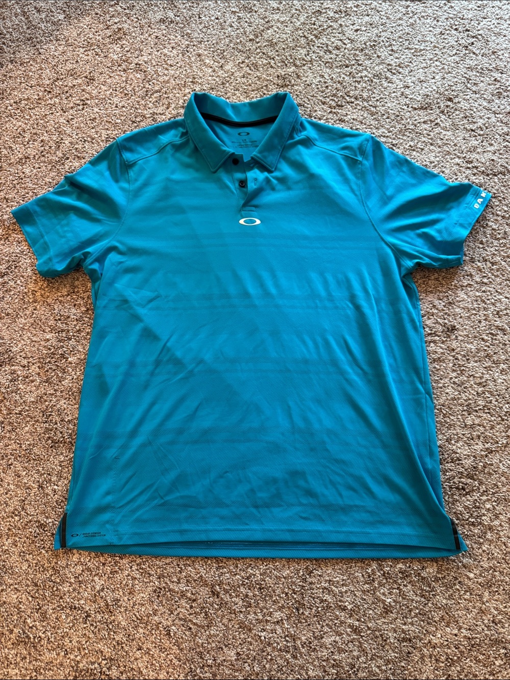 Oakley Men’s Teal Performance Polo